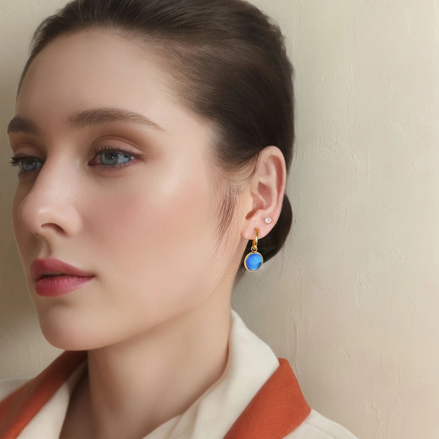 Original Design Charm Drop Earrings ✨18K gold-plated, waterproof stainless steel 💧.