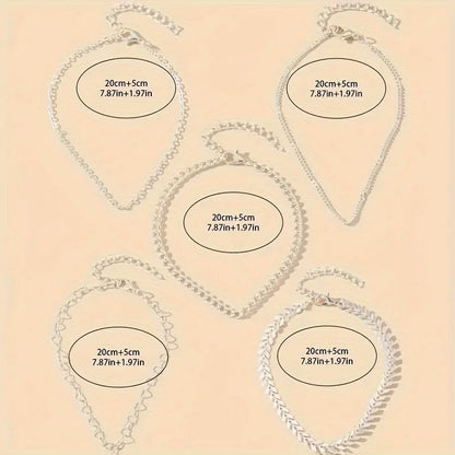 2 Sets Boho Minimalist Anklets 🌴✨