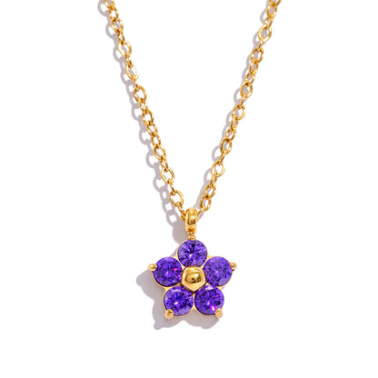 Dainty Plum Blossom Necklace 🌸