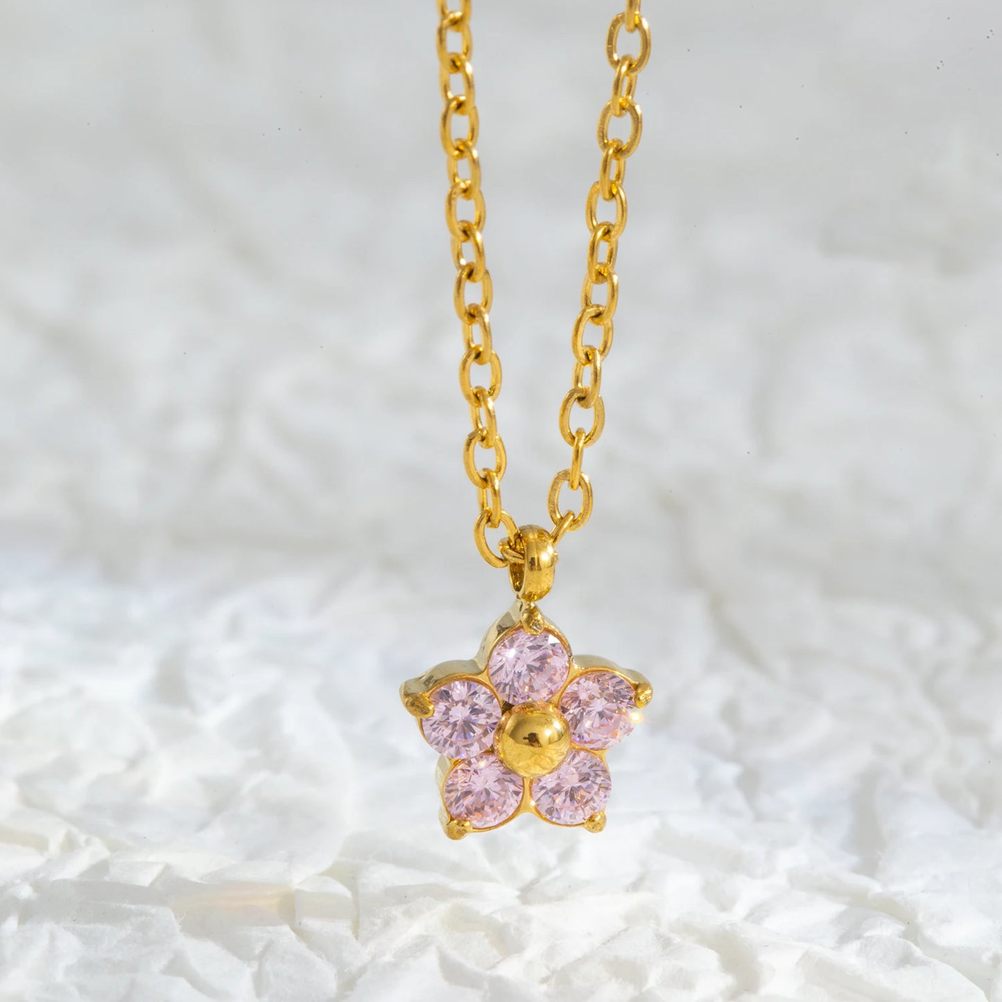 Dainty Plum Blossom Necklace 🌸