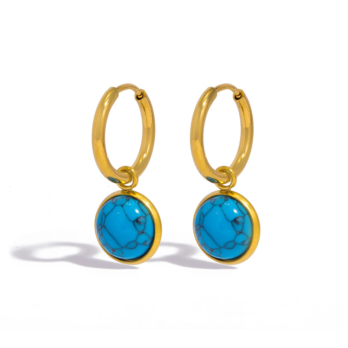 Original Design Charm Drop Earrings ✨18K gold-plated, waterproof stainless steel 💧.