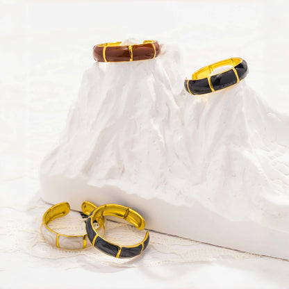 Bamboo Design Stainless Steel Ring 🌿