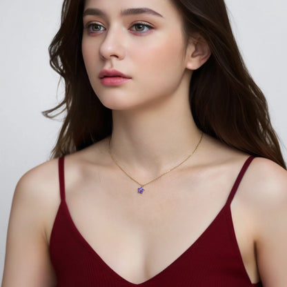 Dainty Plum Blossom Necklace 🌸