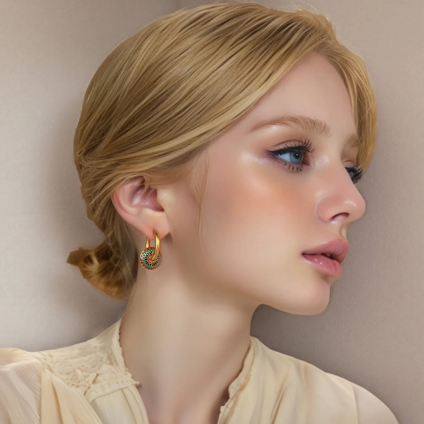 18K Gold Plated Daisy Jewelry Set 🌸