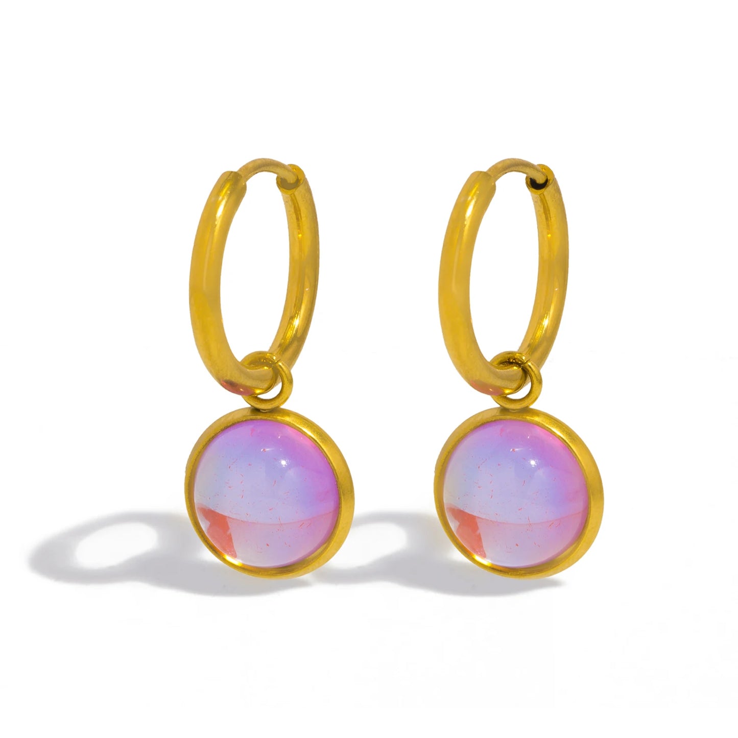 Original Design Charm Drop Earrings ✨18K gold-plated, waterproof stainless steel 💧.