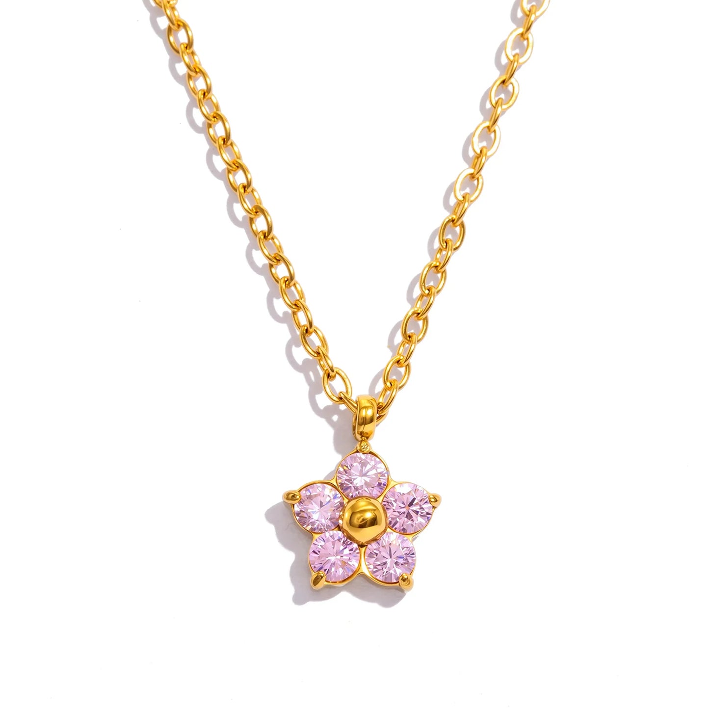 Dainty Plum Blossom Necklace 🌸