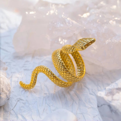 Exaggerated Snake Ring 🐍Stainless steel