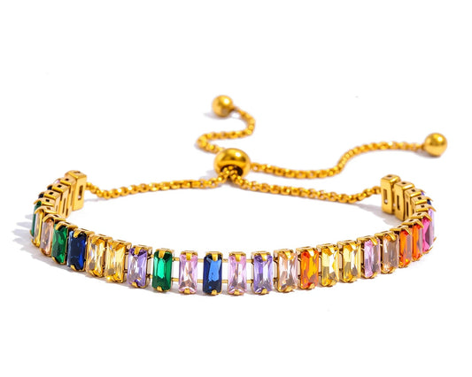 Adjustable CZ Bracelet ✨