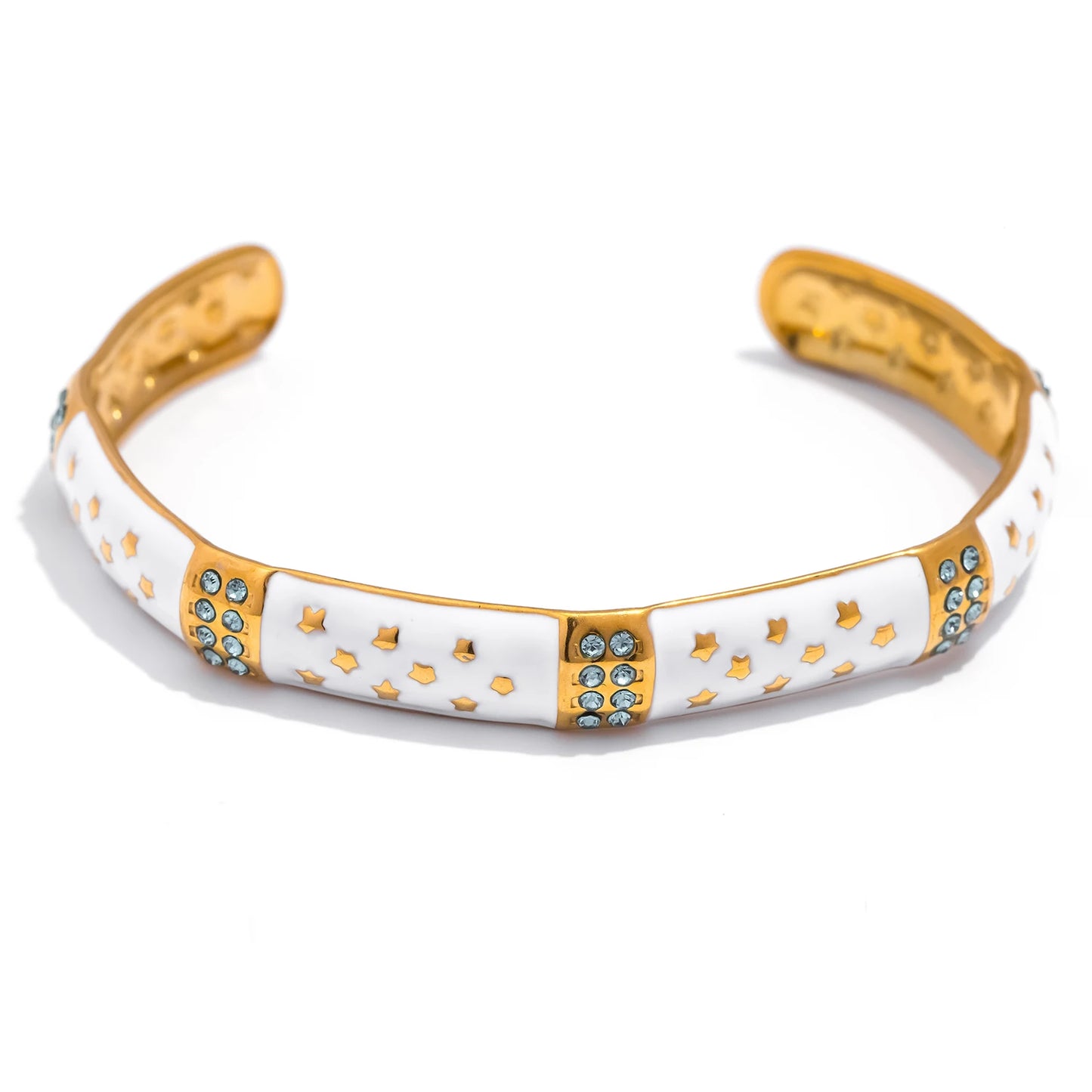 Personalized Oil Drip Adjustable Bracelet ✨Stainless steel, 18K gold-plated with inlaid zircon 💎.