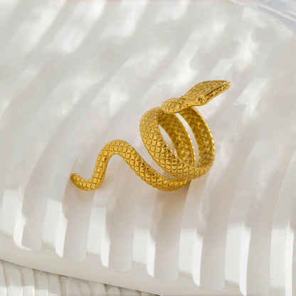 Exaggerated Snake Ring 🐍Stainless steel