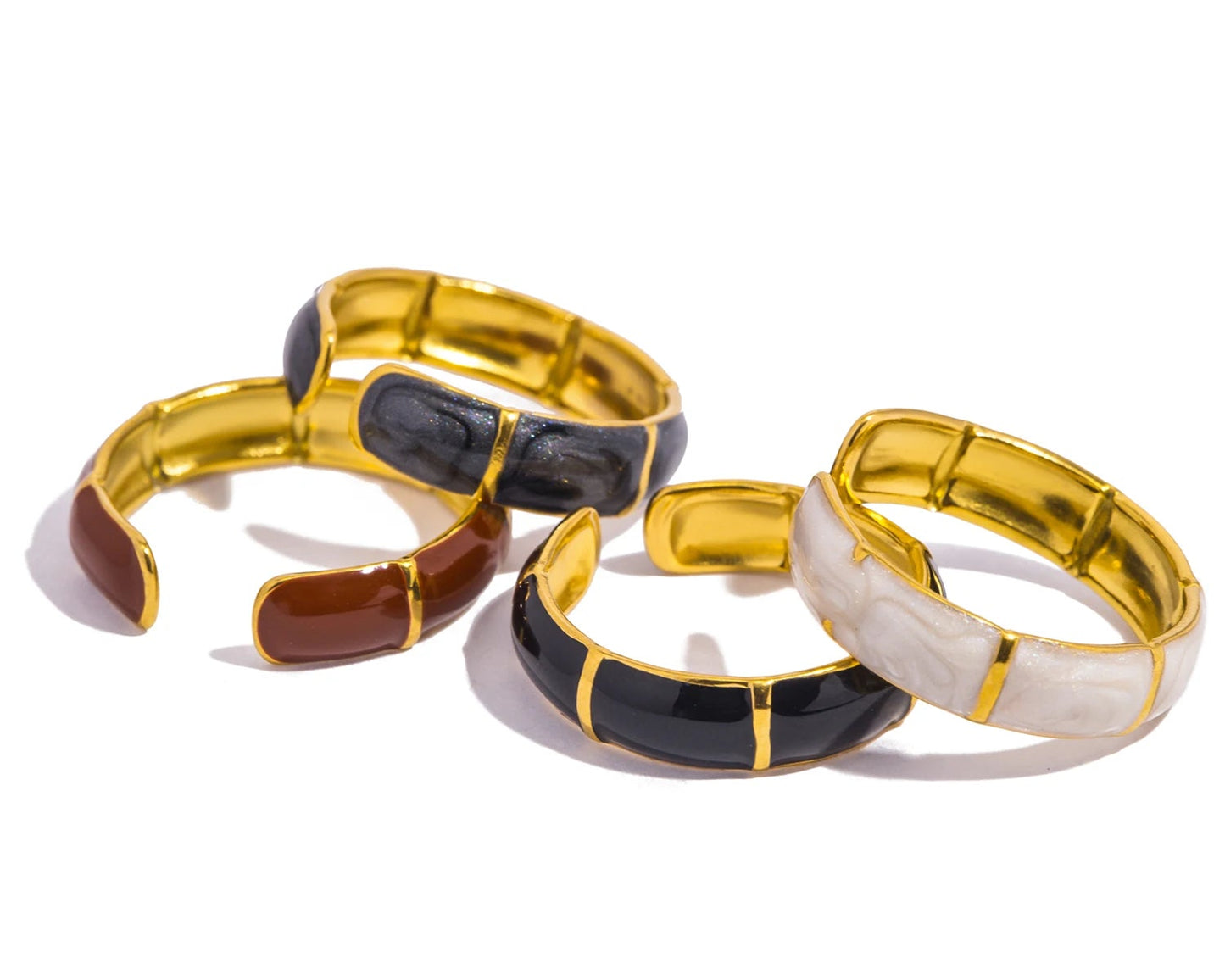 Bamboo Design Stainless Steel Ring 🌿