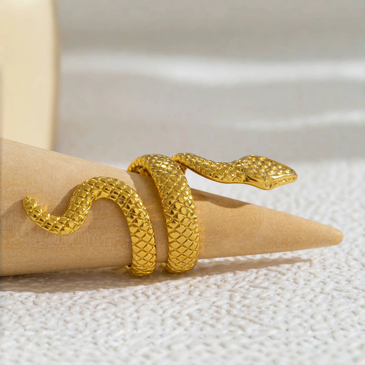 Exaggerated Snake Ring 🐍Stainless steel