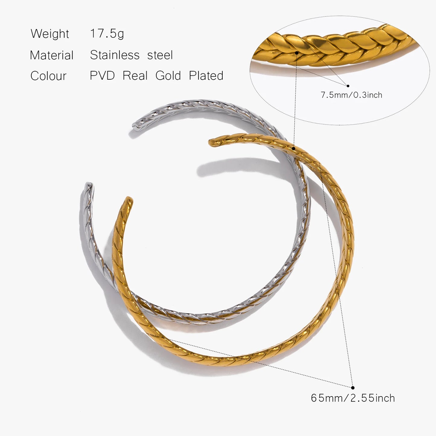 Classic Ear of Wheat Bracelet 🌾