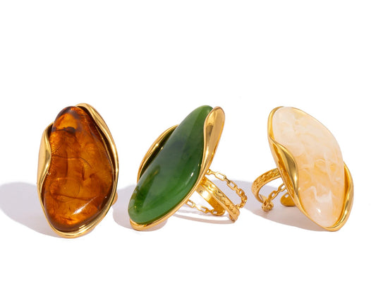 Geometric Adjustable Ring ✨