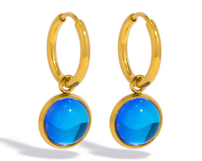 Original Design Charm Drop Earrings ✨18K gold-plated, waterproof stainless steel 💧.