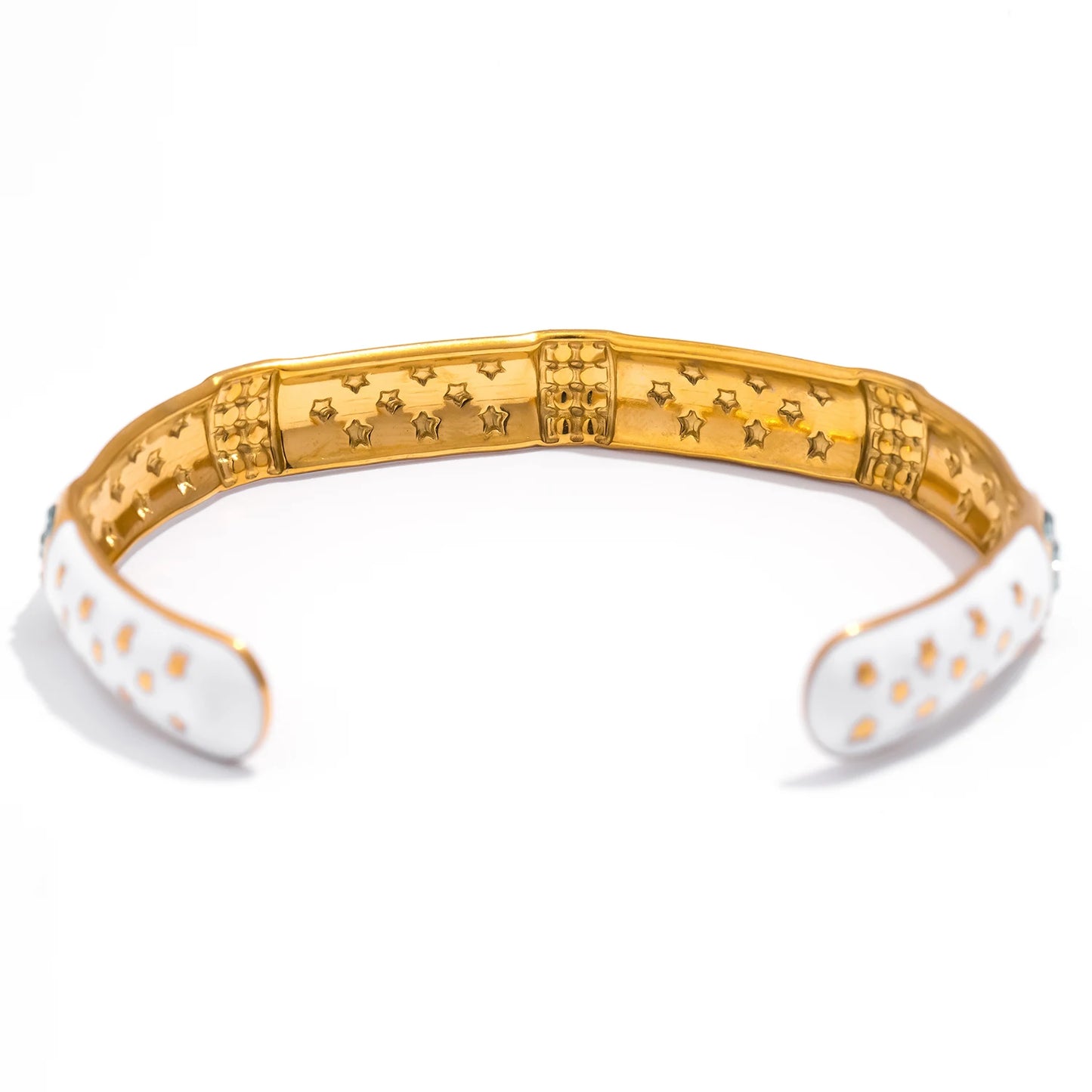 Personalized Oil Drip Adjustable Bracelet ✨Stainless steel, 18K gold-plated with inlaid zircon 💎.