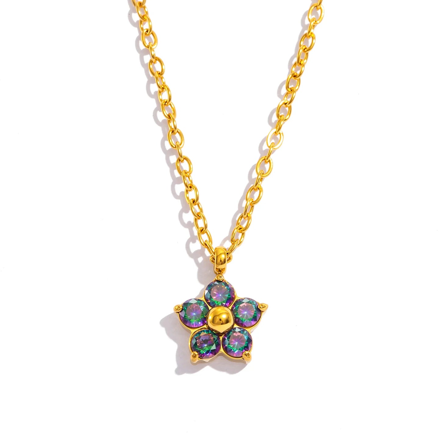 Dainty Plum Blossom Necklace 🌸