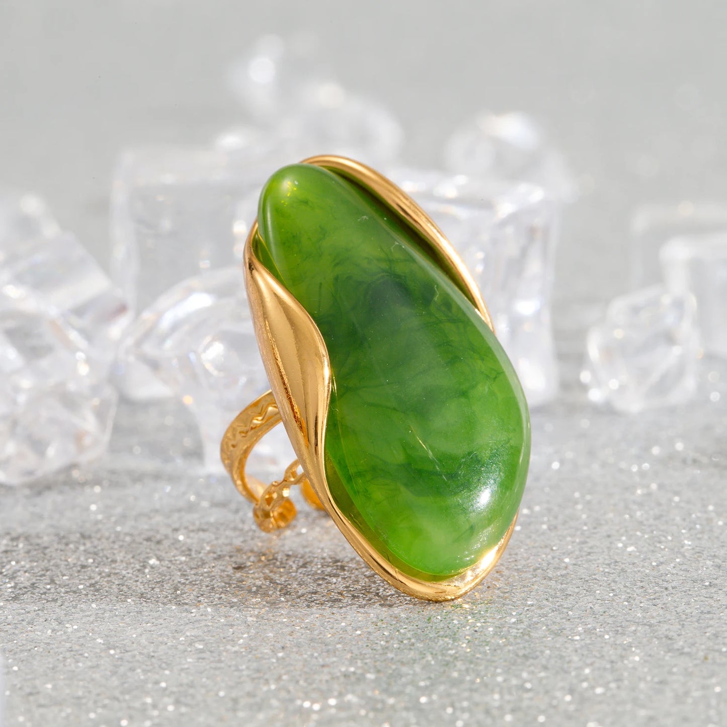 Geometric Adjustable Ring ✨